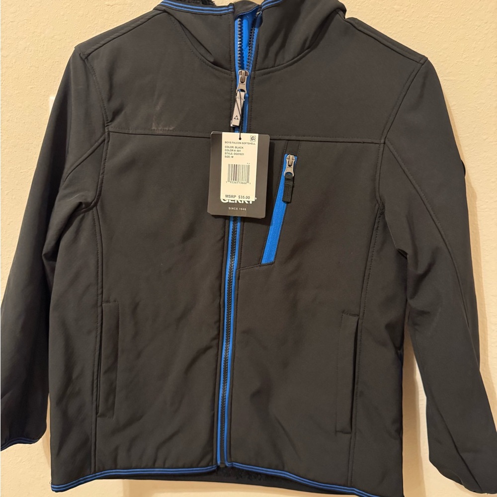 Gerry Weber Kids Jacket in Black with Blue Trim